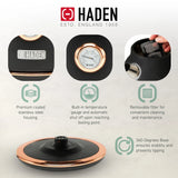 Haden Dorset 1.7 Liter Electric Water Kettle with Base, Putty & Chrome