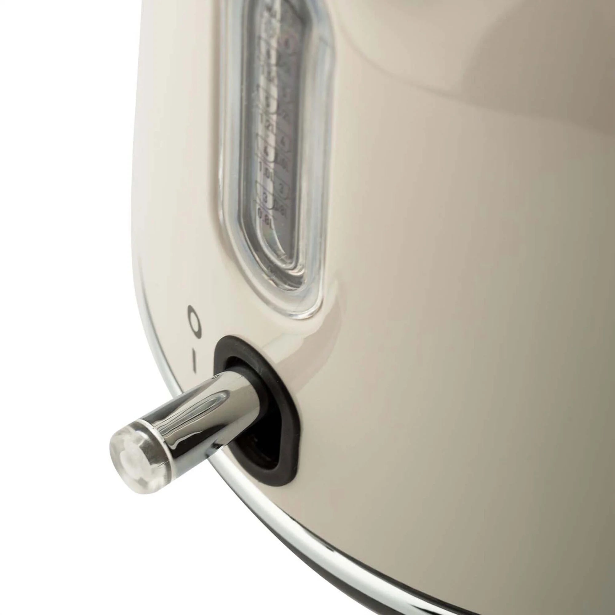 Haden Dorset 1.7 Liter Electric Water Kettle with Base, Putty & Chrome