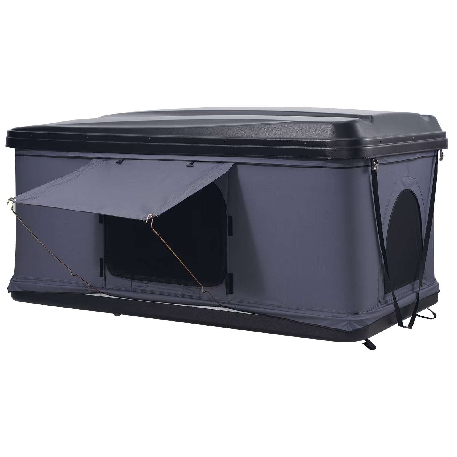 Hard Shell Rooftop Tent, Naturnest Model for 2-3 People, Includes Thick Mattress and Telescopic Ladder, Waterproof and Windproof, Suitable for Jeep, SUV, Van, and Pickup Trucks