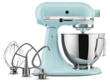 KitchenAid Deluxe Series 4.5 Quart Tilt-Head Stand Mixer with Stainless Bowl, Contour Silver, KSM97CU