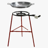 Garcima Tabarca Paella Pan Set with Burner, Outdoor Pan and Reinforced Legs