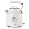 Haden Dorset 1.7 Liter Electric Water Kettle with Base, Putty & Chrome