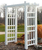 Windsor 72" x 85" White Vinyl Arbor