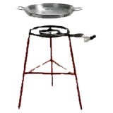 Garcima Tabarca Paella Pan Set with Burner, Outdoor Pan and Reinforced Legs