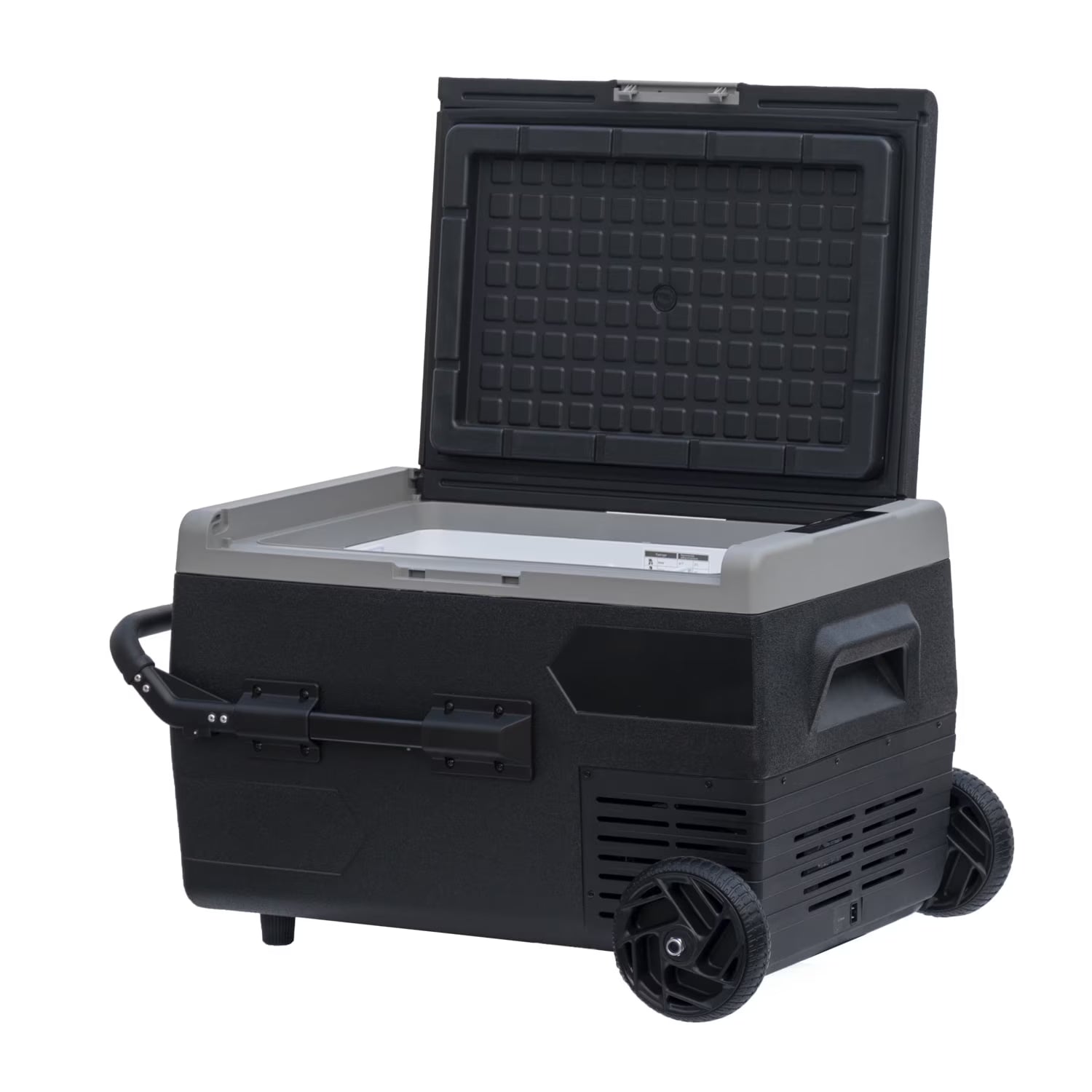 Smad 50L Camping Mini Fridge Freezer 12V/24V Car Fridge, Quiet Electric Compressor Cool Box