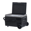 Smad 50L Camping Mini Fridge Freezer 12V/24V Car Fridge, Quiet Electric Compressor Cool Box