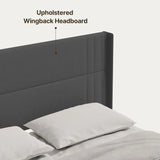 Lofka King Bedroom Furniture Set - Includes One King Bed Frame, Two Nightstands and 2 Dressers for Modern Home Decor