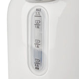 Haden Dorset 1.7 Liter Electric Water Kettle with Base, Putty & Chrome