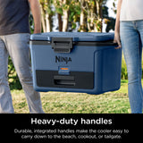 Ninja FrostVault 50qt Hard Cooler with Dry Zone, Gray, FB151GY
