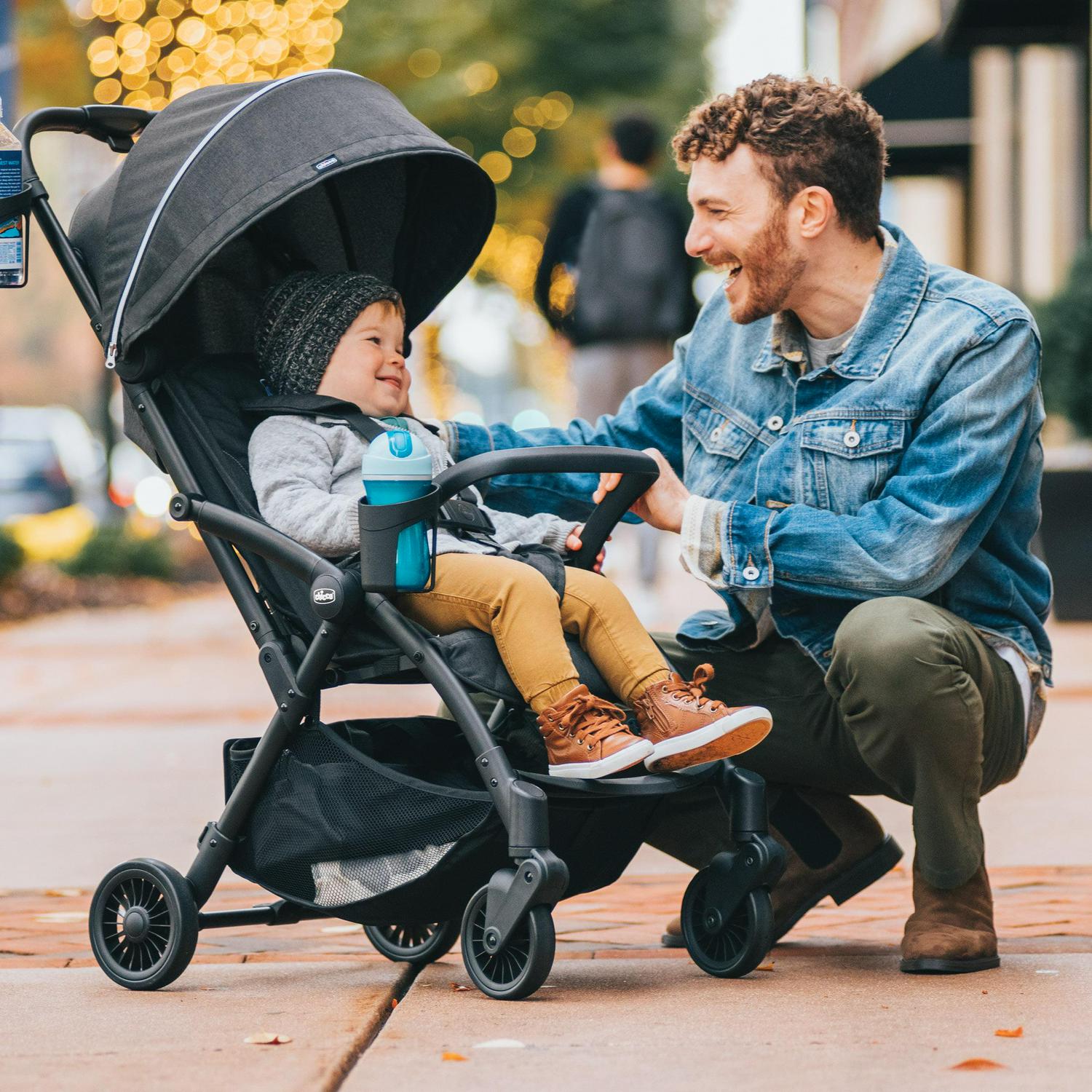 Chicco Presto Compact Stroller - Graphite (Grey). New