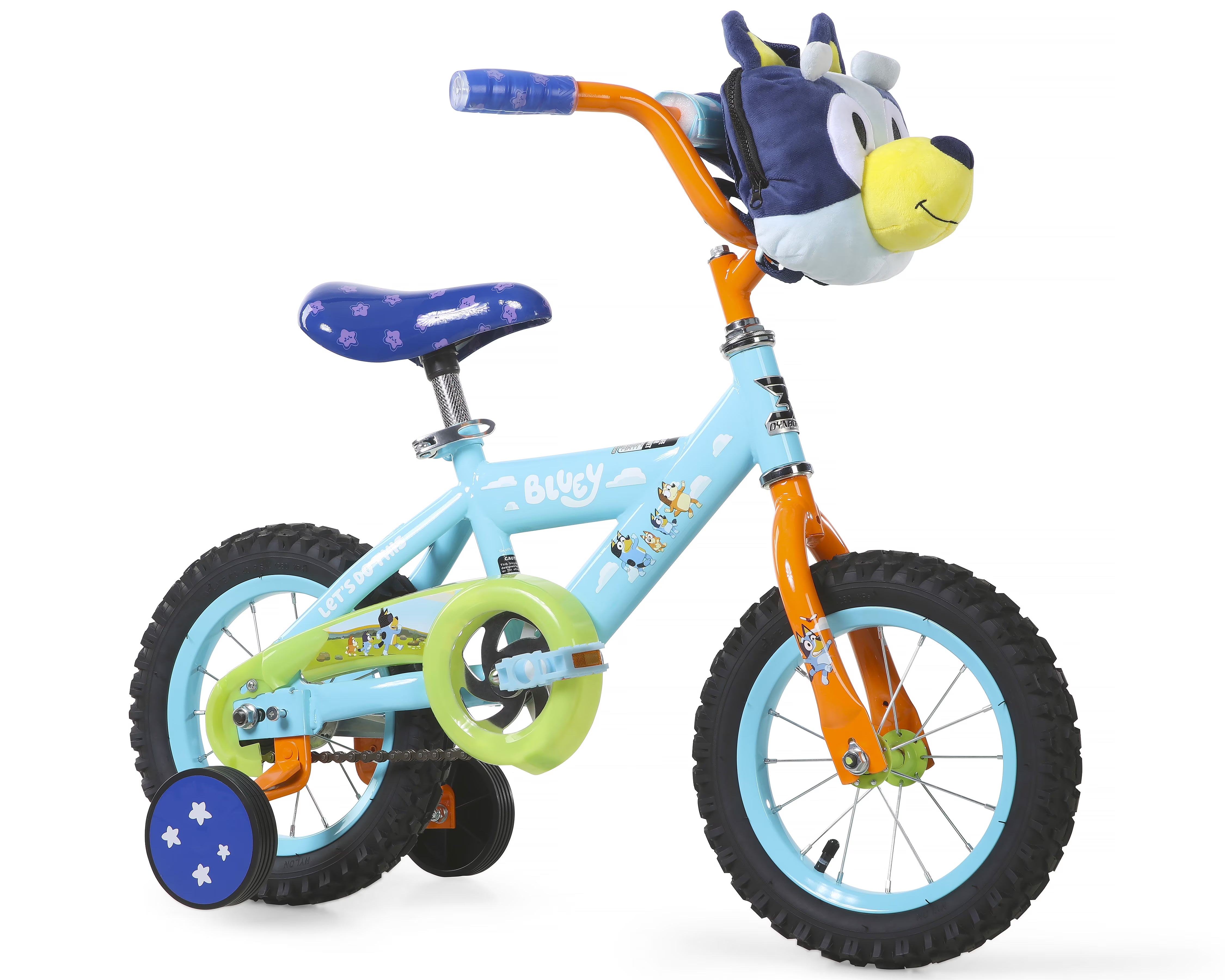 12-Inch Kids BMX Bike with Training Wheels, Plush Bag, Steel Frame, Coaster Brake, Ages 3-5
