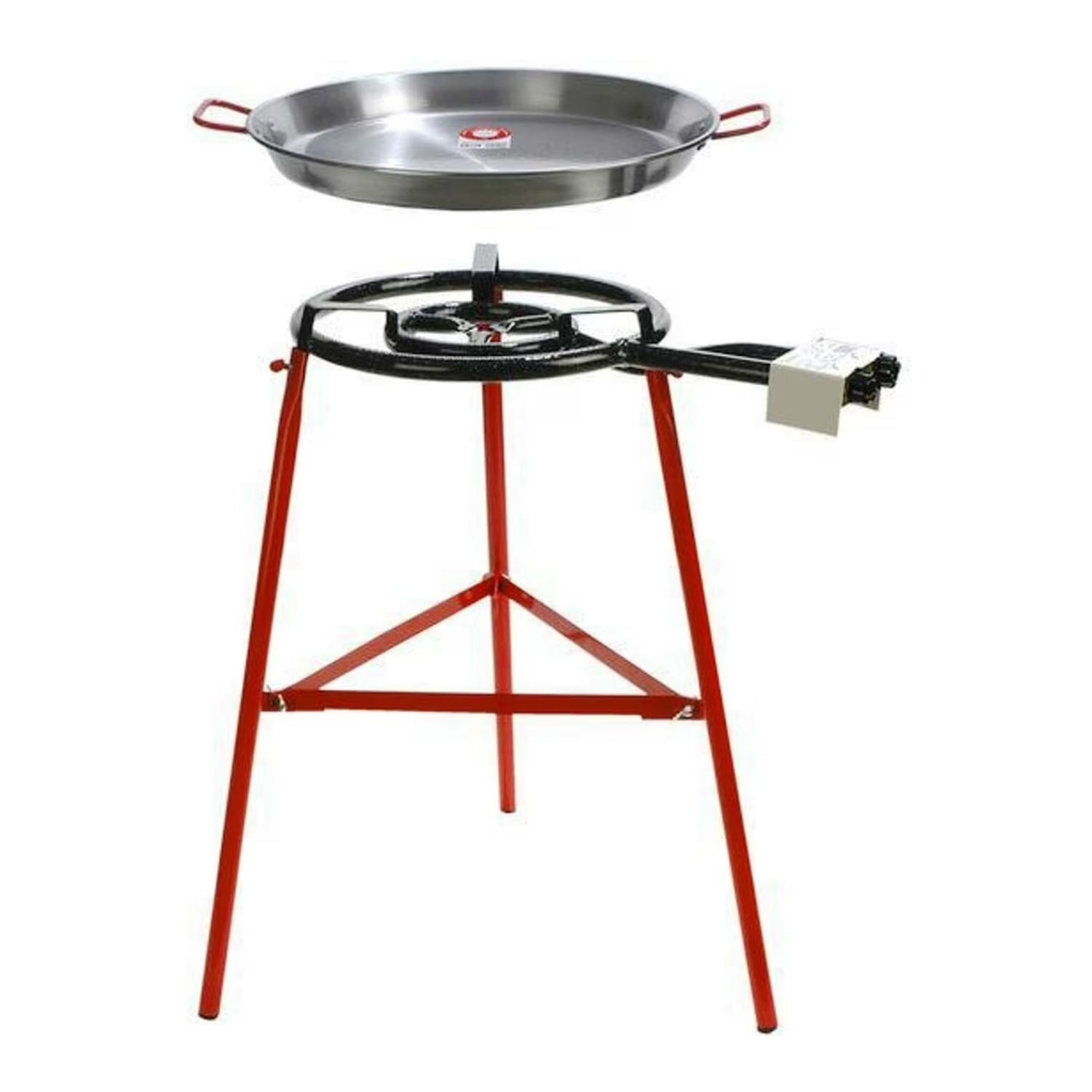 Garcima Tabarca Paella Pan Set with Burner, Outdoor Pan and Reinforced Legs