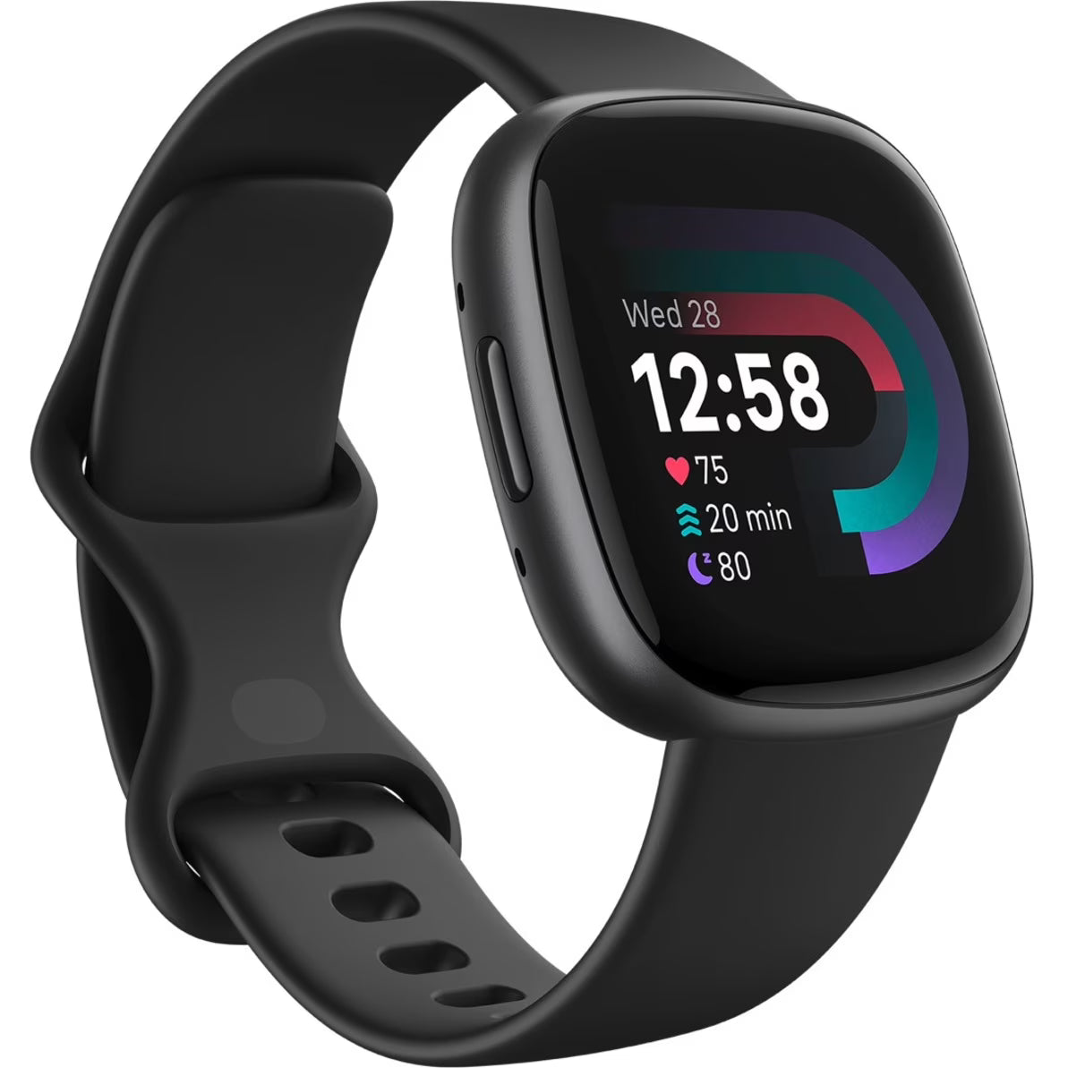 Versa 4 Fitness Smartwatch - Black/Graphite Aluminum