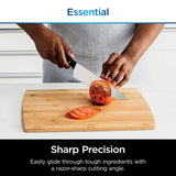 Ninja NeverDull 14-Piece Stainless Steel Essential Knife System with Built-in Sharpener, K12014 Black/Gray