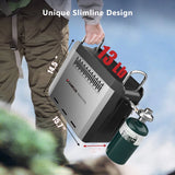 CAMPLUX Nano 3 Pro Portable Propane Water Heater with Battery, Instant Hot Water for Camping and Outdoor Use