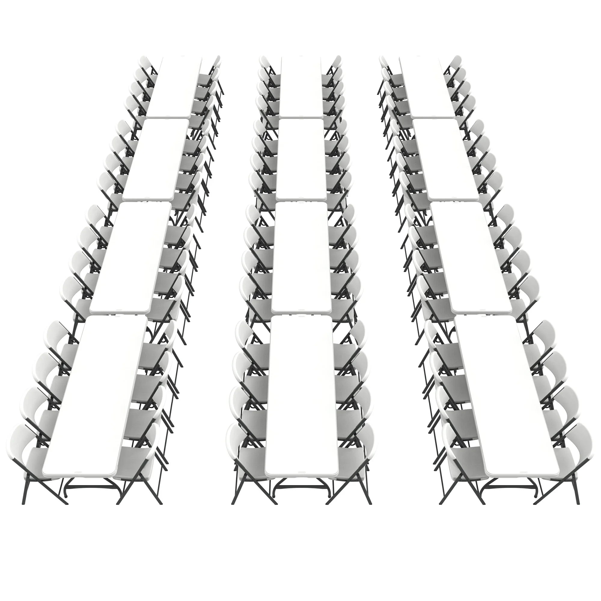 Lifetime Folding Table and Chair Set - Pack of 108