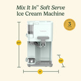 Cuisinart Soft Serve Ice Cream Machine- Mix It In Ice Cream Maker, Mint Green