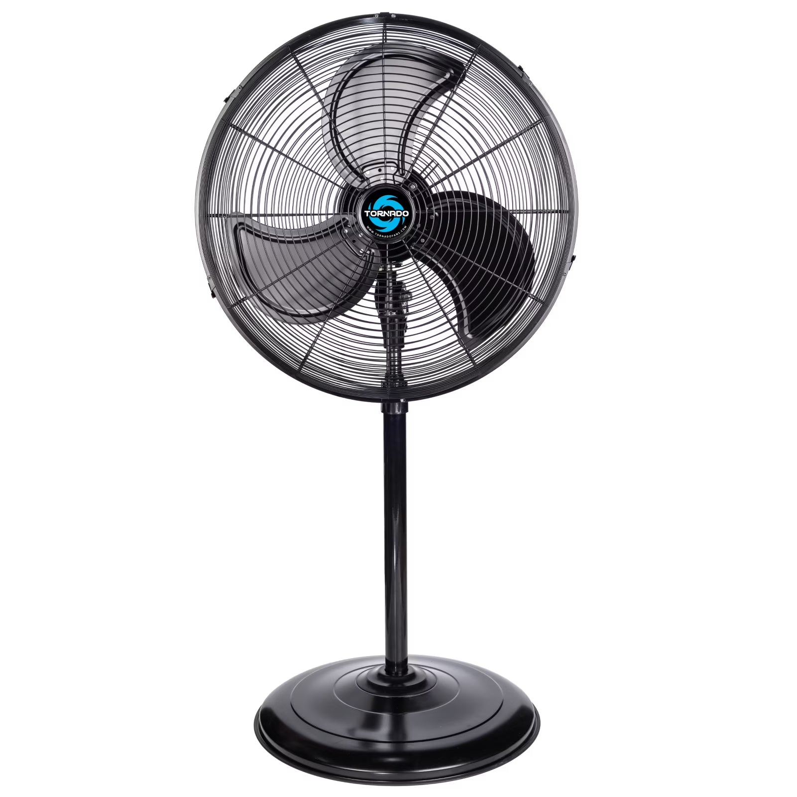 20 Inch High Velocity Metal Oscillating Pedestal Fan - Commercial, Industrial Use Water-Resistant