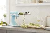 KitchenAid Deluxe Series 4.5 Quart Tilt-Head Stand Mixer with Stainless Bowl, Contour Silver, KSM97CU