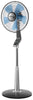 Turbo Silence Standing Floor Fan with Remote, 53 Inch, Portable, 5 Speeds, VU5670