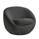 Better Homes & Gardens Mira Swivel Accent Chair, Cream Shearling