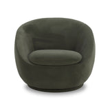 Better Homes & Gardens Mira Swivel Accent Chair, Cream Shearling