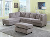Harlee 112" Wide Corner Sectional with Ottoman