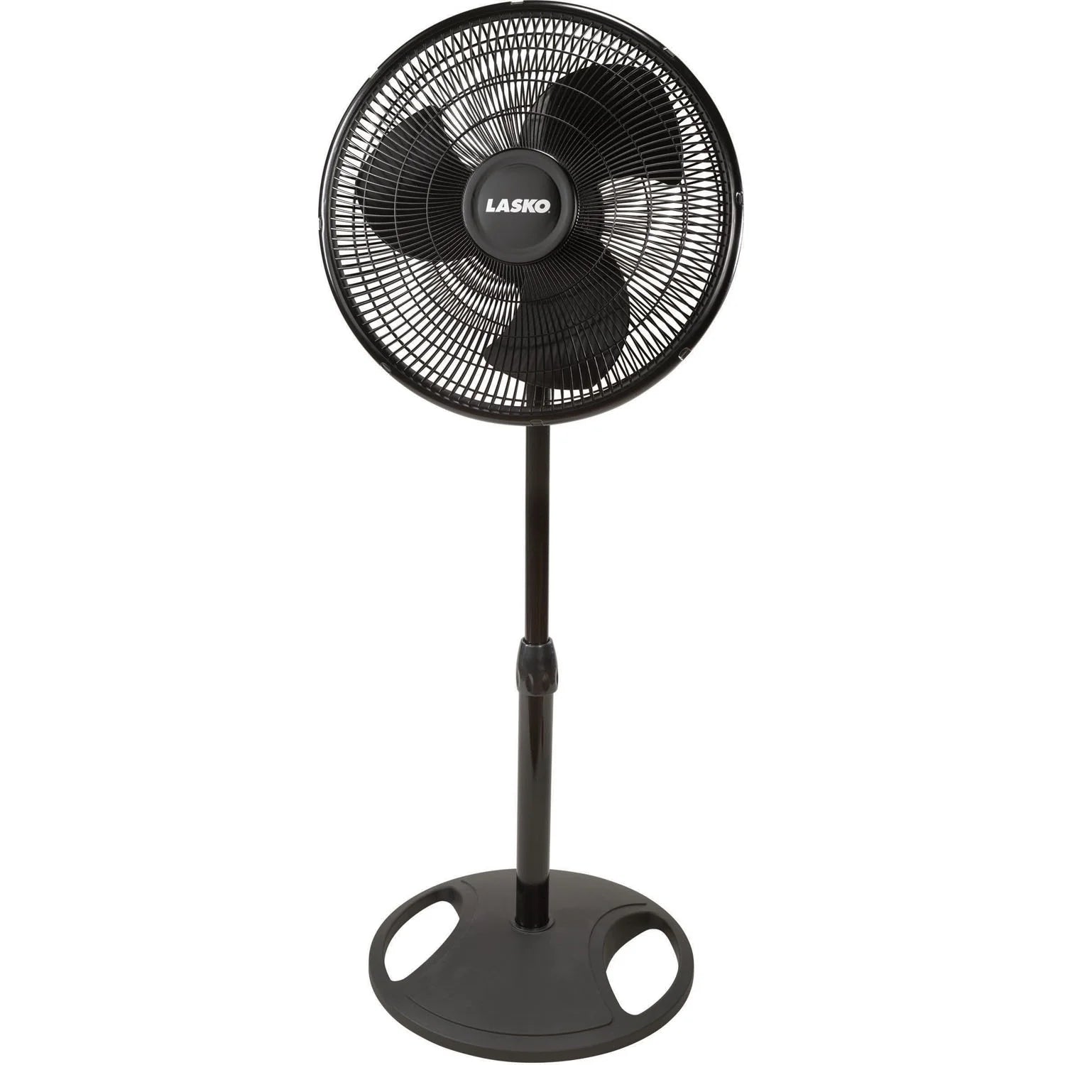 Lasko Products 16" Oscillating Stand Fan, Black  2521, 2 pack