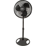 Lasko Products 16" Oscillating Stand Fan, Black  2521, 2 pack