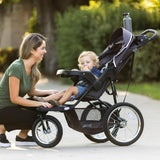 Baby Trend Xcel-R8 Plus Jogging Stroller with LED Lights. Liberty Grey