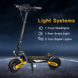 Off Road Electric Scooter for Adults, 1200W Motor Fast E Scooter, Up to 28MPH Top Speed & 20Miles Long Range, 11" Off-Road Tires, 330lbs MAX Load, Foldable