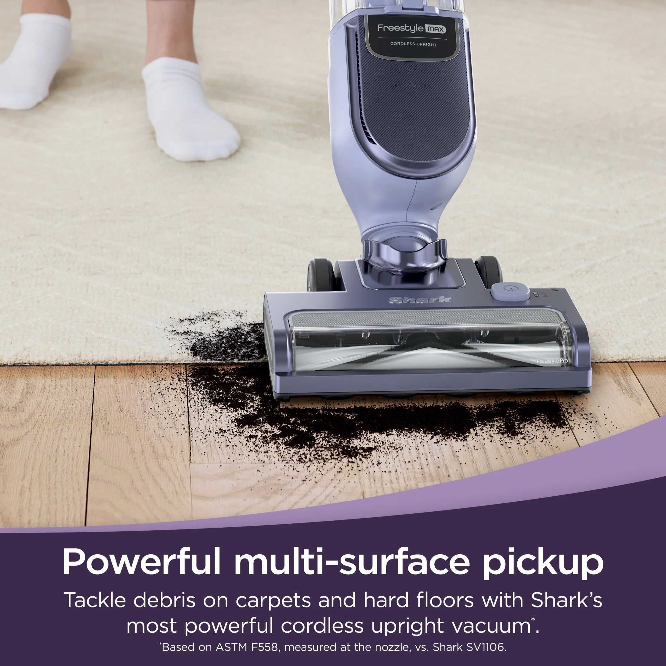 Shark Freestyle Max Cordless Upright Vacuum, Multi-Surface Cleaning, Lightweight with Large Dust Cup and 2-Speed Brushroll, SV2000