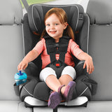 Chicco MyFit Harness and Booster Car Seat - Fathom (Grey/Blue). New