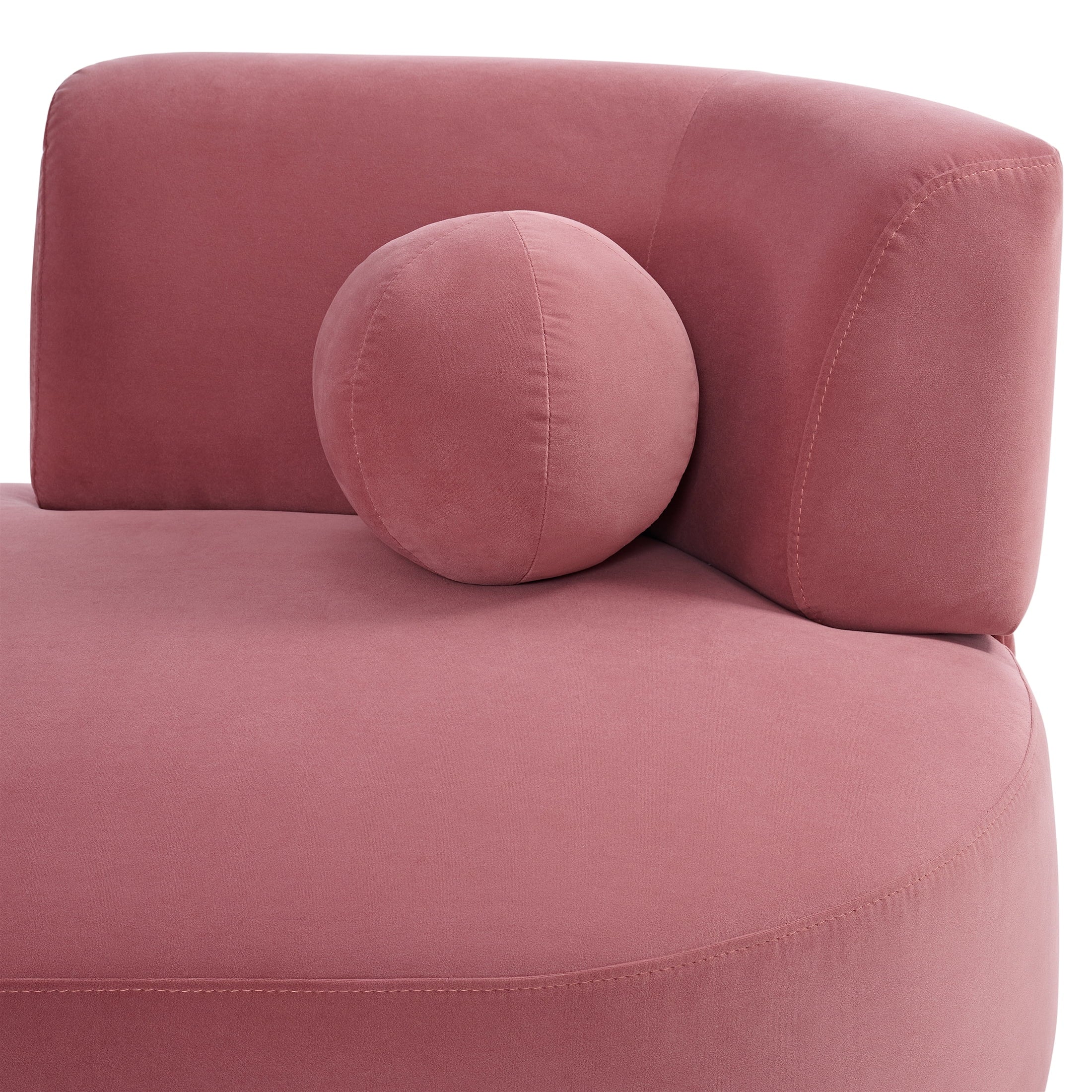 Better Homes & Gardens Juliet Modern Boucle Chaise & Storage Ottoman, Pearl