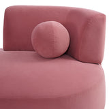 Better Homes & Gardens Juliet Modern Boucle Chaise & Storage Ottoman, Pearl