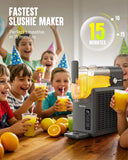 Slushie Machine, No Ice Needed, 88 oz INOVIVA Slushy Machine for Home with Self-Cleaning Function, Professional Frozen Drink Maker, 5 Preset Programs, Frozen Margaritas, Frappés, Milkshake, and More