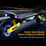 Off Road Electric Scooter for Adults, 1200W Motor Fast E Scooter, Up to 28MPH Top Speed & 20Miles Long Range, 11" Off-Road Tires, 330lbs MAX Load, Foldable