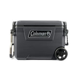 Coleman Convoy Series 65-Quart Hard Cooler with Wheels, up to 48 Cans, Brown Walnut Color