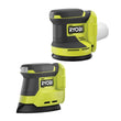 + 18V Cordless 2-Tool Combo Kit with Random Orbit Sander and Corner Cat Finish Sander (Tools Only)
