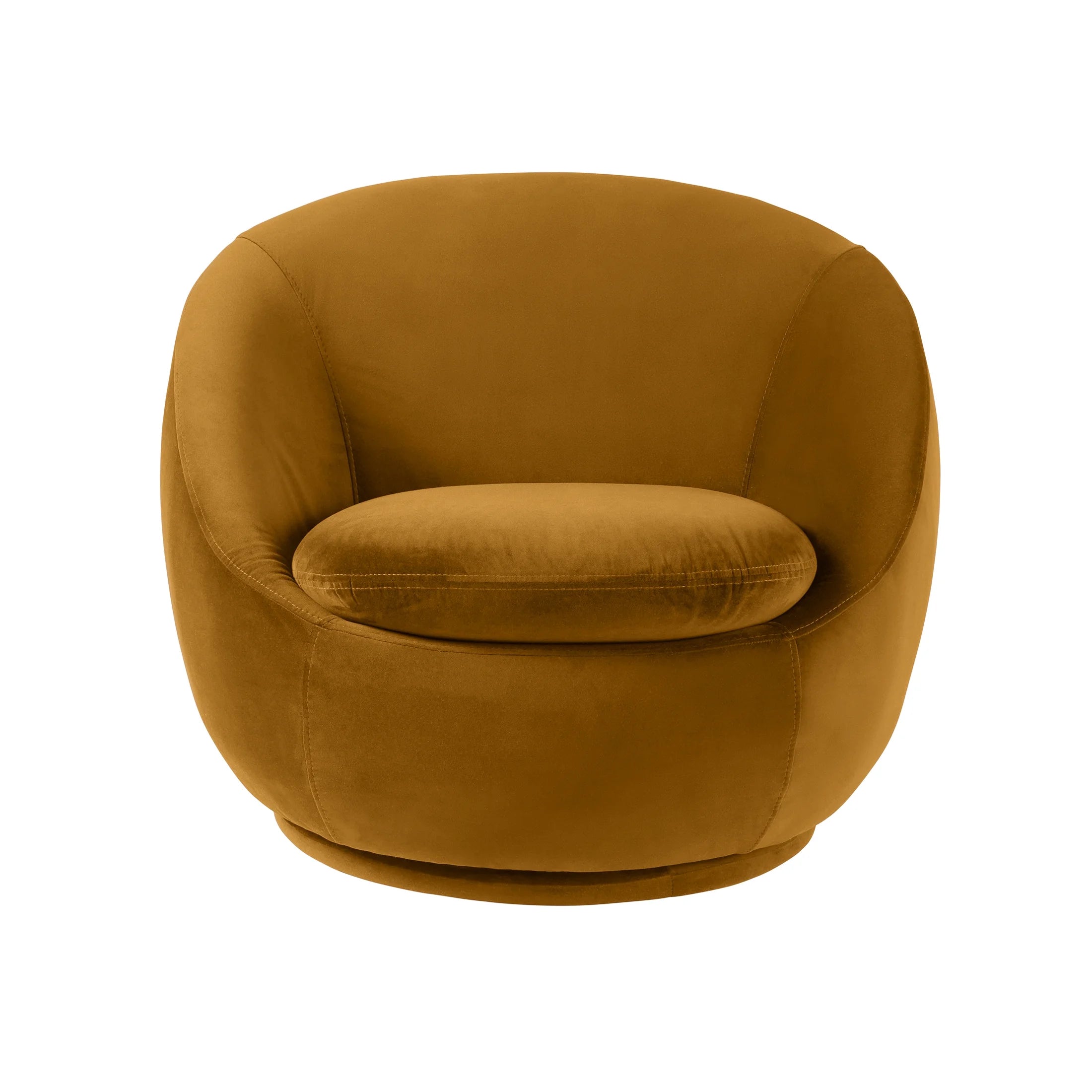 Better Homes & Gardens Mira Swivel Accent Chair, Cream Shearling