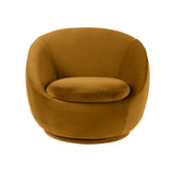 Better Homes & Gardens Mira Swivel Accent Chair, Cream Shearling