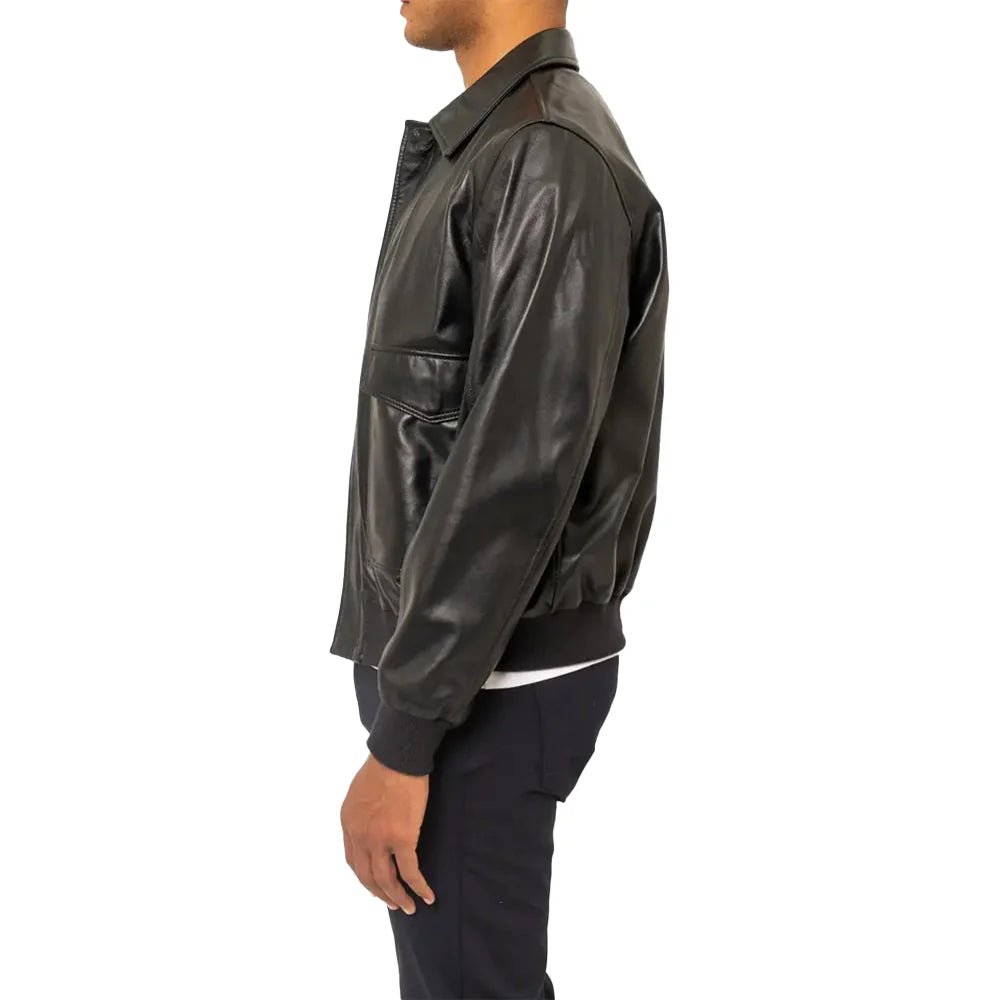 Authentic- A2- USAAF- Leather- Jacket- Black-