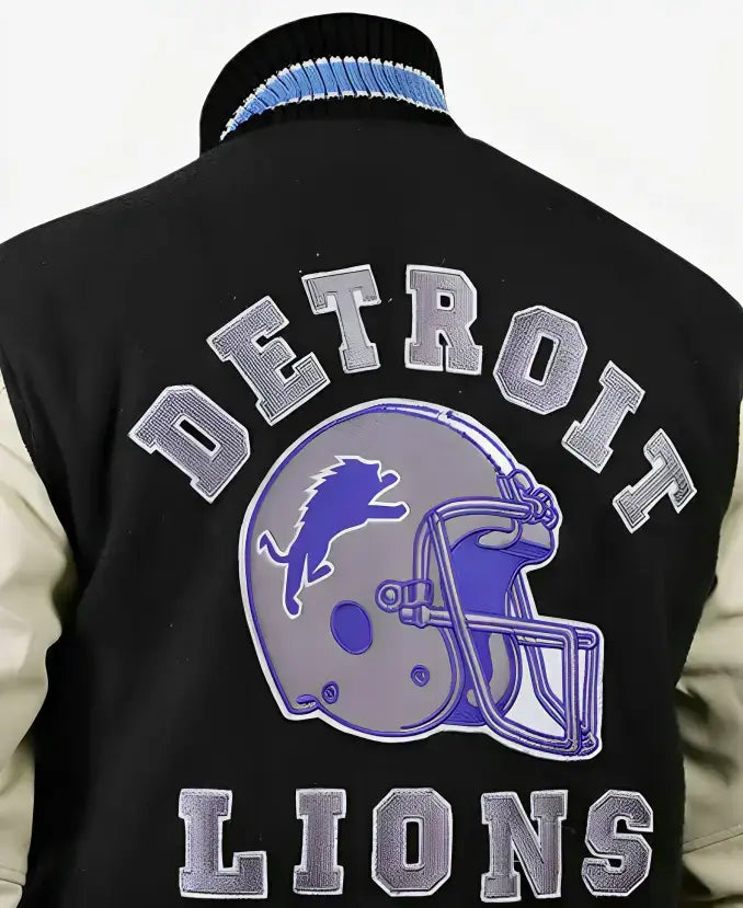 Axel Foley Detroit Lions Varsity Jacket