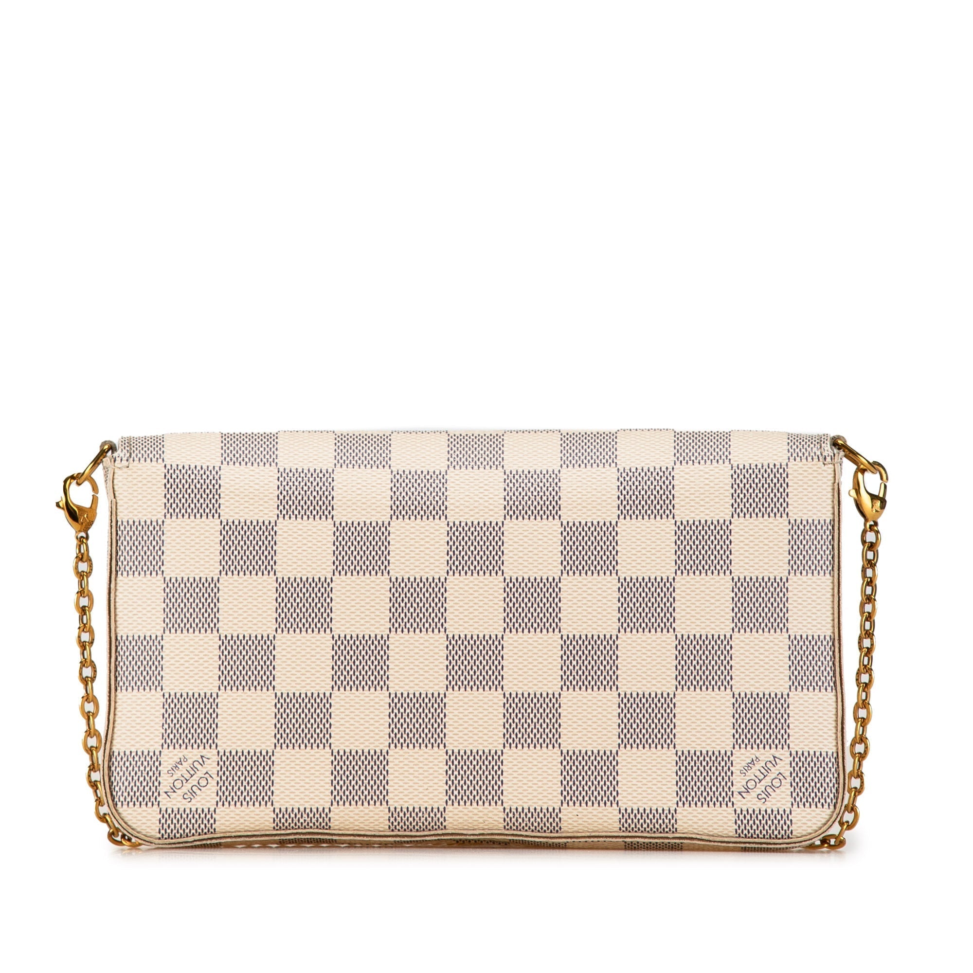 Louis Vuitton Damier Azur Pochette Felicie White