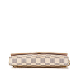 Louis Vuitton Damier Azur Pochette Felicie White
