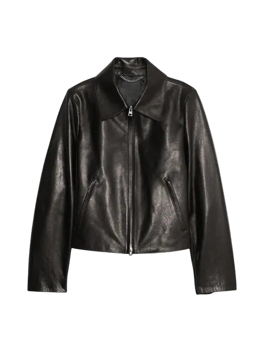 Classic-Black-Leather-Jacket-For-Womens