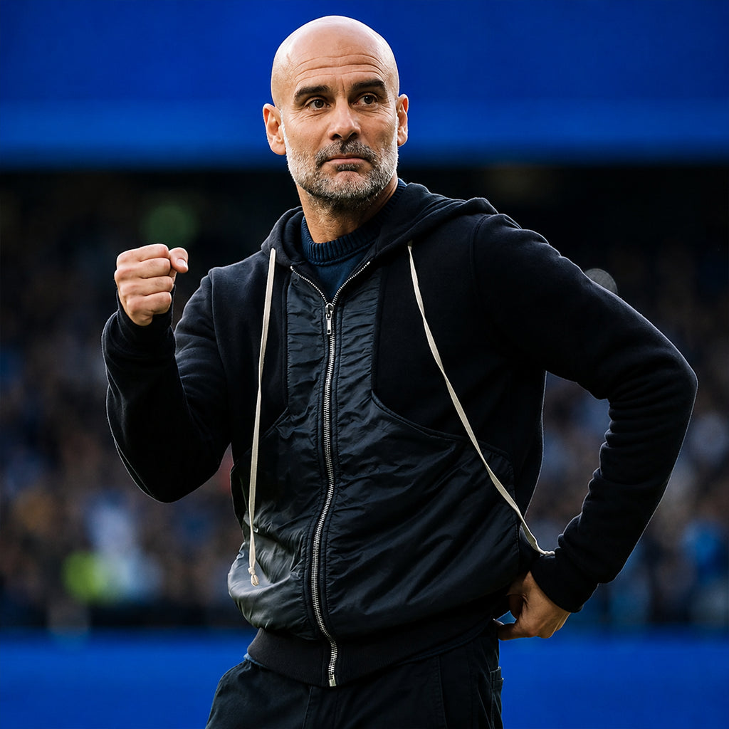 Coach Pep Guardiola Manchester City Jacket