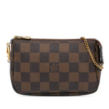 Louis Vuitton Damier Ebene Mini Pochette Accessoires Brown
