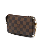Louis Vuitton Damier Ebene Mini Pochette Accessoires Brown