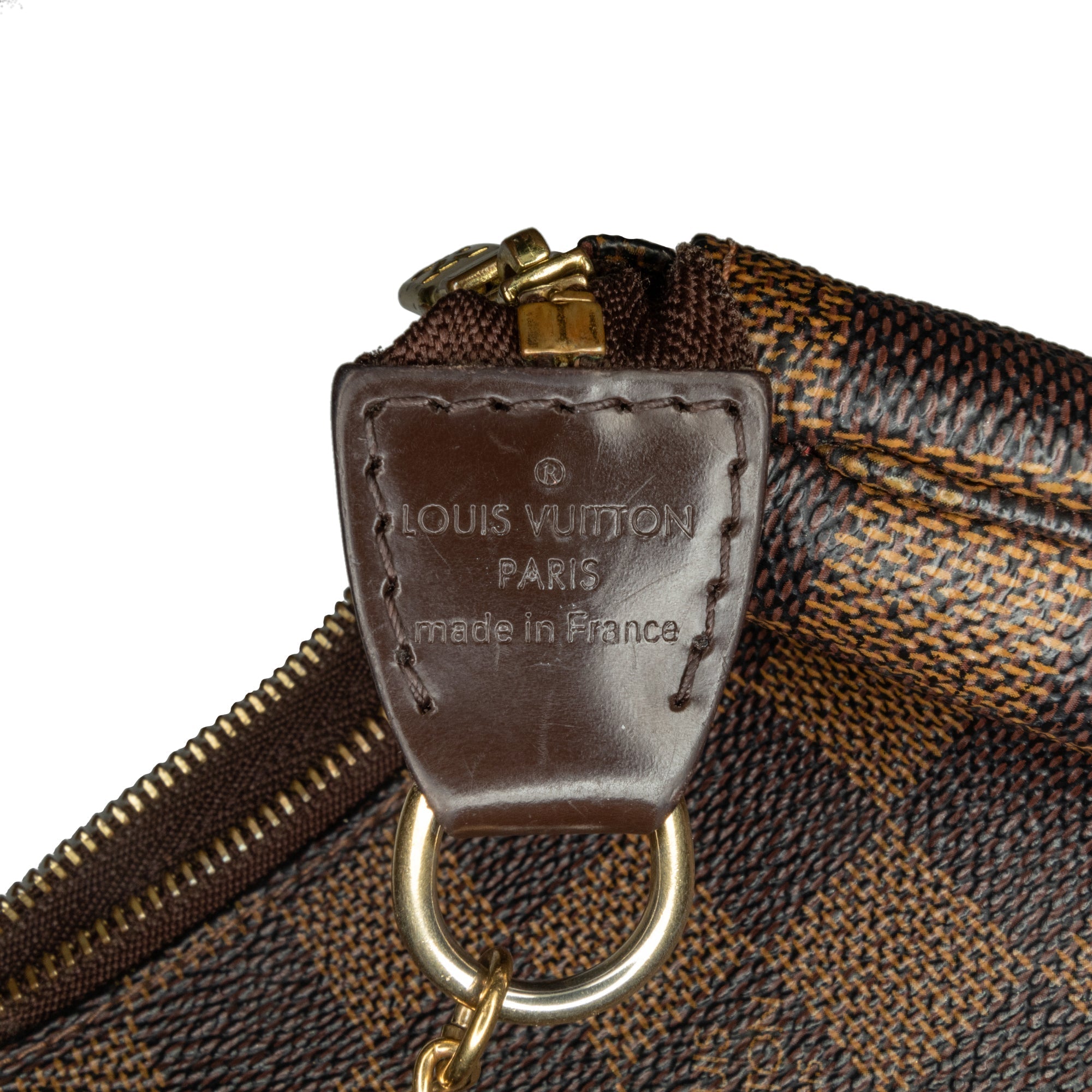 Louis Vuitton Damier Ebene Mini Pochette Accessoires Brown